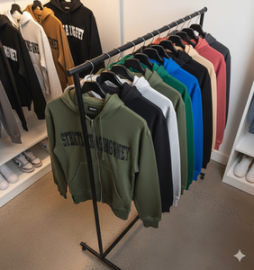 Streetwear <b>Top</b> Manufacturer Hoodies New Arrival Custom <b>Distressed</b> Embroidery Best Material <b>Distressed</b> Boxy Fit Zipper Hoodies - Product Image 5