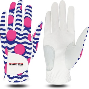 Gants de golf en cuir Cabretta en peau de mouton Logo personnalisé de qualité supérieure pour femme gaucher droitier Meilleure fabrication vente en gros - Product Image 6