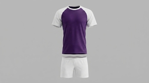 Conjunto de Uniforme de Fútbol de Alta Calidad para Hombre, Jersey y Pantalones Cortos de Poliéster, Ropa Deportiva Ligera y Transpirable, Nombre del Equipo Personalizado en la Parte Delantera, Secado Rápido - Product Image 2
