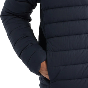 Veste matelassée à capuche classique décontractée pour homme, haute qualité, imperméable, coupe-vent, écologique, respirante, grande taille, pour l'extérieur, hiver - Product Image 4