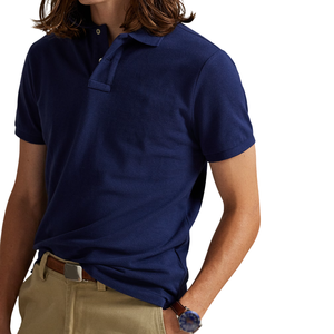 Camisas de Moda Masculina de Primera Calidad, Casuales, para Negocios, Golf, con Logotipo Frontal, Tejido Transpirable y Suave, Manga Corta - Product Image 5