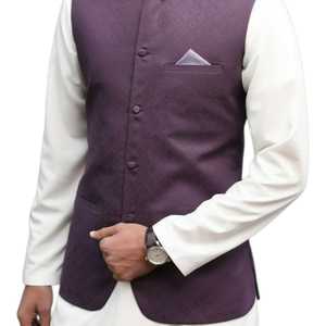 Chaleco Étnico para Hombre, Chaleco Bordado Pakistaní Contemporáneo, Chaleco Tradicional para Fiestas, Bodas y Celebraciones, Diseños Personalizados en Color - Product Image 1
