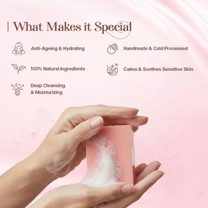 Savon Bio Hexa à la Lavande avec Aloe Vera et Beurre de Cacao 100g au Meilleur Prix - Product Image 3