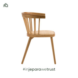 Chaises de salle à manger modernes en teck massif durables avec coussins - Cadre résistant aux intempéries, coussins amovibles, nettoyage facile - Product Image 5