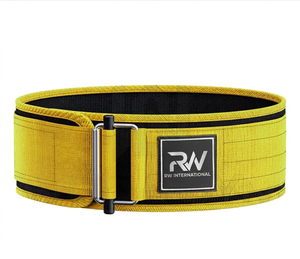 RW International <b>Weight</b> Lifting Belt Neoprene Adjustable Waist Support Buckle Closure Unisex Strength <b>Training</b> - Product Image 3