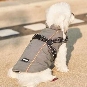 Cappotto per Cani con Fodera in Pile Caldo e Imbracatura, 6 Colori, Taglie S-5XL, Interno Confortevole e Caldo, Abbigliamento per Animali Domestici - Product Image 2