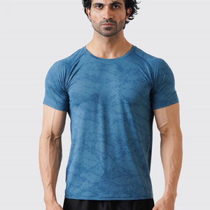 T-shirt de sport pour homme à manches courtes, séchage rapide, anti-transpiration, col rond, pour la course à pied, l'entraînement et la gym - Product Image 3