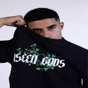 Camiseta de Hombre de Alta Calidad, Oversize, con Hombros Caídos, Personalizada con Bordado, Estilo Casual para Exteriores, Cuello Redondo, Manga Corta - Product Image 2