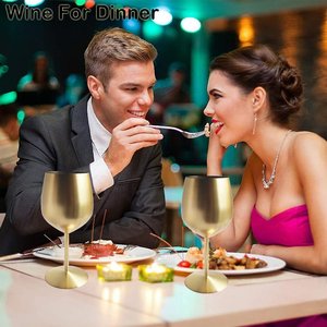 Offre Spéciale – Verre à Vin en Acier Inoxydable Plaqué Or Durable pour Bar à Domicile, Cocktails, Puddings, Cuisine, Cave, Restaurant, Hôtellerie - Product Image 5