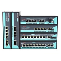 Commutateur Ethernet Poe d'usine OEM/ODM 4 6 8 16 24 ports RJ45 fibre SFP liaison montante 10/100/1000mbps AI VLAN Poe commutateur Poe non géré