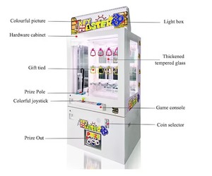 Key Master 9 Locks Coin Operated Metal Plastic 110/220V Prize Redemption Arcade <b>Machine</b> Commercial <b>Amusement</b> Equipment Family - Product Image 4