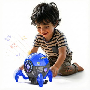 Juguete de Pulpo Musical No Eléctrico Mirana, con Movimiento por Fricción, Luces de Colores, Interactivo, para Bebés, de Plástico ABS, para Aprendizaje Temprano - Product Image 3