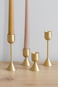 Porte-bougie en métal vintage de qualité supérieure, fait main, écologique, durable, design moderne et classique pour la décoration de la maison et les mariages - Product Image 4