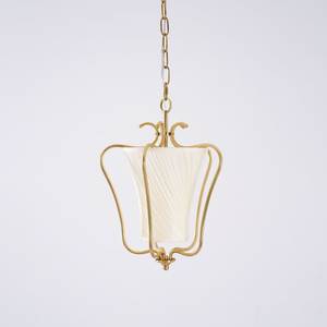 European Style Metal Hanging Lantern With Fabric Shade Indoor <b>Ceiling</b> Light Fixture Living Room <b>Decor</b> - Product Image 3
