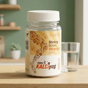Comprimés de calcium ayurvédiques, formule d'extrait botanique de qualité supérieure avec des extraits de plantes soigneusement sélectionnés - Product Image 1