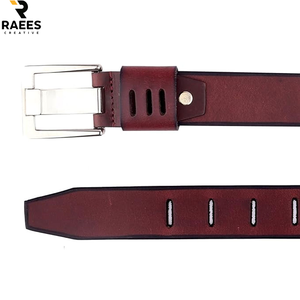 Ceintures en cuir sur mesure de haute qualité pour hommes, avec boucle en cuir véritable, design personnalisé par le fabricant - Product Image 1
