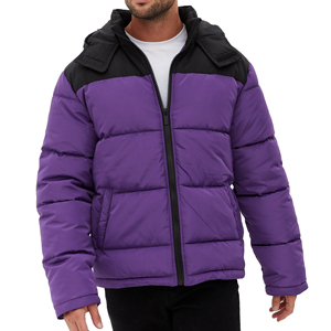 2025 New Luxury Men's Puffer <b>Jacket</b> High Quality Breathable Hooded Collar <b>Light</b> Feature Winter <b>Jacket</b> Size Wholesale Price - Product Image 4
