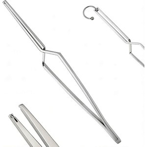 Outil de préhension conique en acier inoxydable pour la pose de bijoux corporels et le piercing professionnel - Product Image 1