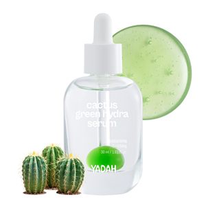เซรั่มบำรุงผิวหน้า YADAH Cactus Green Hydra 30 มล. ไฮยาลูรอนิค แอซิด ช่วยให้ผิวขาวกระจ่างใส ชุ่มชื้น ปลอบประโลมผิว ฟื้นฟูผิว สำหรับผิวแพ้ง่าย - Product Image 1