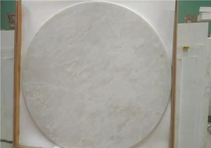 Pure White Onyx White Jade Onyx <b>Slabs</b> Natural Marble Stone Round Table Tops Translucent Onyx Tops - Product Image 3
