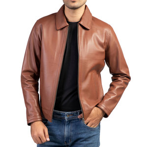 Service OEM, veste en cuir pour homme, style classique 2026, vêtements d'hiver, veste d'hiver à fermeture éclair la plus vendue - Product Image 1