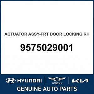 ชุดล็อคภายนอกและอุปกรณ์ล็อคด้านขวาสำหรับรถยนต์ Elantra รุ่นใหม่ หมายเลขอะไหล่ 9575029001 - Product Image 1