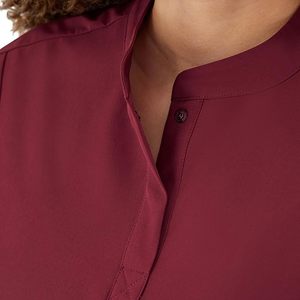 เสื้อสครับสำหรับผู้หญิง คอจีน ผ้าซับเหงื่อ ยืดหยุ่นได้ - Product Image 4