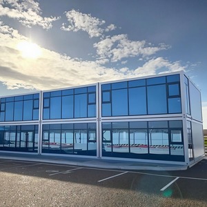 Oficina y Apartamento en Contenedor con Pared de Cortina de Vidrio Impermeable y Ecológica de Montaje Rápido para Gestión de Eventos y Exposiciones - Product Image 1