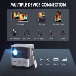 Vendita calda per esterni proiettore cinematografico per la casa FHD 1080P 4K supporto 800ANSI 5G WiFi per Bluetooth motore Full-sealt messa a fuoco elettrica Zoom - Product Image 2