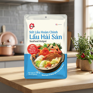 Salsa para Hot Pot de Mariscos 180g Venta al por Mayor O'food |   Agridulce y Picante |   Producto Listo para Usar |   Marca Privada OEM - Product Image 1