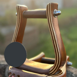 Estribos de Madera Hechos a Mano para Sillas de Montar, Soportes Duraderos para Pies de Caballo, Equipo de Madera Natural - Product Image 6
