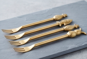 Animal Design Handle Fork Unique Stainless Steel Flatware Perfect For <b>Kids</b> Dining Table Parties Weddings And Kitchen Use - Product Image 3
