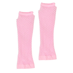 2 Pares de Guantes de Rejilla sin Dedos, Mangas Largas de Malla Rojas y Blancas para Mujer, Accesorio de Disfraz de Halloween para Fiestas Temáticas - Product Image 3