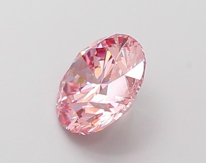 Diamant rond de 2,02 carats, de couleur rose intense fantaisie, créé en laboratoire par CVD, clarté VS1, polissage excellent, bijou de luxe. - Product Image 4