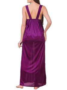 Conjunto de Lencería de Verano para Mujer, Transpirable, Ecológico, de Secado Rápido, Cuello en V, Satinado, Largo, Sexy, Personalizable, Elástico, Digital - Product Image 5