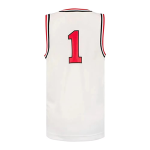Nueva llegada: Jersey de baloncesto sin mangas, transpirable, 100% poliéster, con logo personalizado y estampado por sublimación, al mejor precio bajo. - Product Image 4