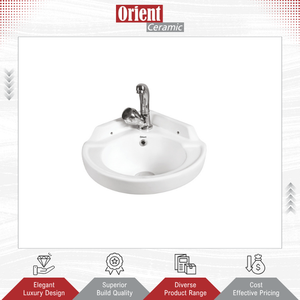Fabriqué en Inde, de bonne qualité, livraison directe d'usine, lavabo mural rond de luxe pour la maison et la salle de bain des villas. - Product Image 3