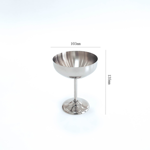 Copa de Martini Clásica y Elegante de Acero Inoxidable, Copa de Vino Tipo Globo para Regalos de Navidad, Impresión Personalizable - Product Image 3