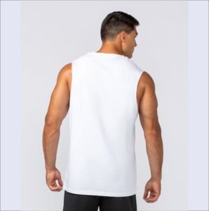 Camiseta sin mangas de alta resistencia para hombre, chaleco deportivo de verano, chaleco de gimnasio sin mangas con cuello redondo holgado, el mejor chaleco de gimnasio para culturismo - Product Image 2