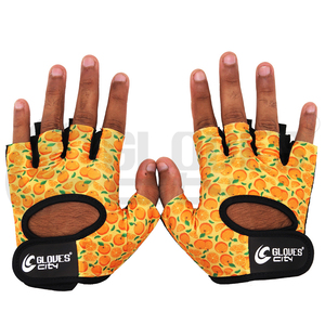 High Class Yellow Sublimation Women's Exercise Neoprene Weight Lifting Gloves High Gym Durable GLOVES City Body Building Gloves - Product Image 3