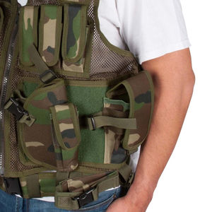 เสื้อกั๊กยุทธวิธีแบบปรับแต่งได้สำหรับการฝึกซ้อม ทนทาน มีกระเป๋าหลายช่อง สายรัดปรับได้ สวมใส่สบายและน้ำหนักเบา - Product Image 4