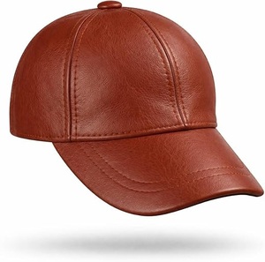 Casquette de baseball en cuir respirante, service OEM, design personnalisé, intérieur rembourré, protection solaire, casquette de baseball en cuir pour le fitness et l'entraînement - Product Image 2