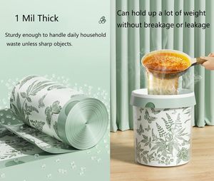 ถุงขยะแบบมีเชือกผูก ไม่ขาดง่าย กลิ่นบอระเพ็ด สำหรับห้องน้ำ ห้องครัว ห้องสุขา บ้าน สำนักงาน และห้องนอน - Product Image 2