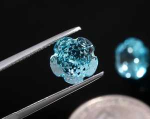 โทแพซสีฟ้าธรรมชาติทรงลูกแพร์ขนาด 12 มม. สำหรับทำเครื่องประดับคุณภาพสูง - Product Image 6