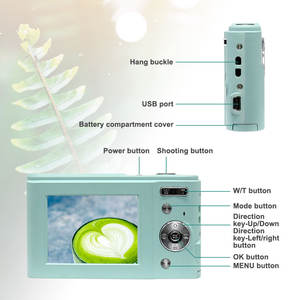 Cámara Digital de Video HD 1080P 48MP con Zoom Digital 16X, Pantalla de 2.4 Pulgadas, Antivibración, Grabación de Video, Cámara para Vlogs, Precio al por Mayor - Product Image 4