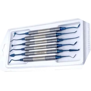 Instruments de remplissage composite, 6 pièces, en acier inoxydable, équipement de levage dentaire, outils dentaires utilisés en chirurgie buccale, instrument chirurgical - Product Image 3