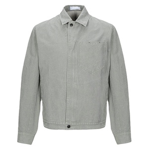 Chaqueta Vaquera para Hombre, Personalizada, con Recubrimiento de Viscosa, Impermeable, Transpirable, Estilo Vintage, Ajuste Regular - Product Image 4