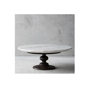 Clear <b>glass</b> <b>cake</b> <b>dome</b> with solid wooden serving tray and side handles premium dessert display for bakery kitchen table decor - Product Image 5