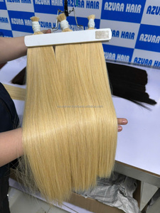 ZURA HAIR VIET NAM Extensions de cheveux humains Remy en vrac, lisses, blondes, pointes pleines, trame simple, cheveux vietnamiens décolorés - Product Image 5