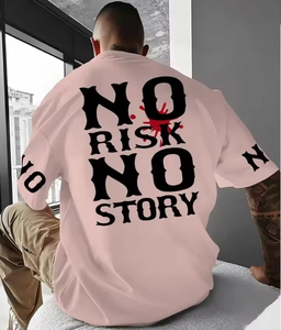 Camiseta de Hombre de Manga Corta, Tejido Sólido, Transpirable, Casual, de Alta Calidad, Estilo Holgado y Moderno - Product Image 2